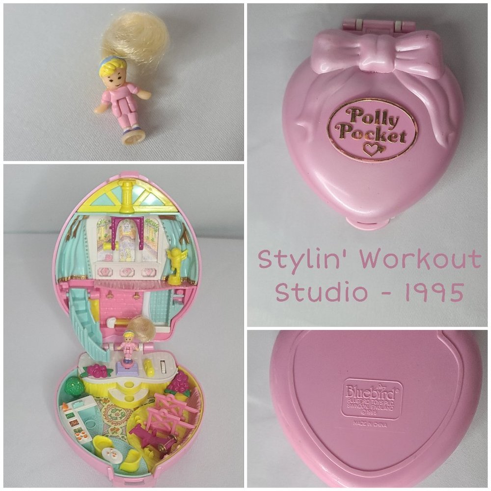 *VINTAGE*ORIGINAL* Polly Pocket Stylin Workout Studio